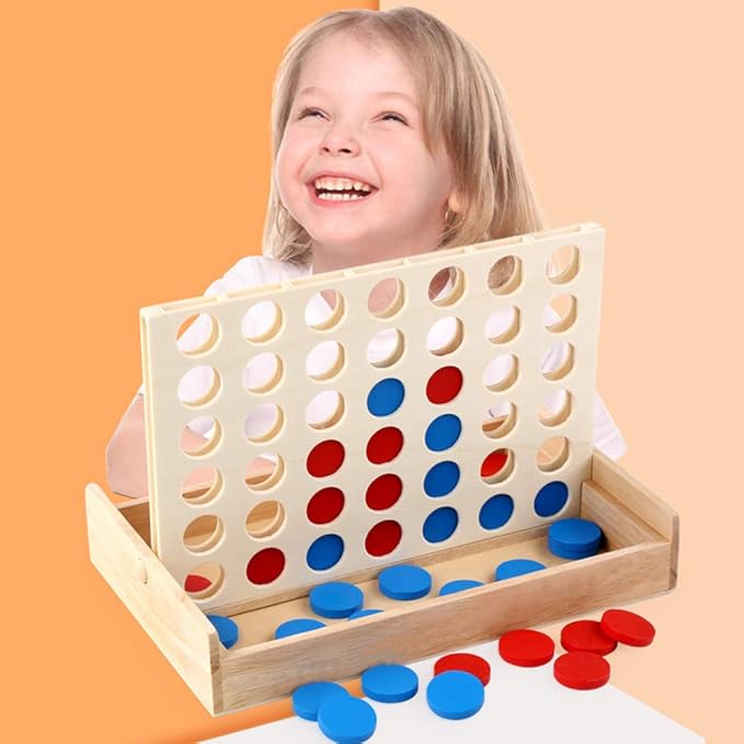 Wooden Classic 4 In a Row Games